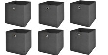 Faltbox >One< (6er-Set) in anthrazit, Polypropylen...