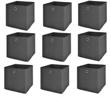 Faltbox >One< (9er-Set) in anthrazit, Polypropylen...