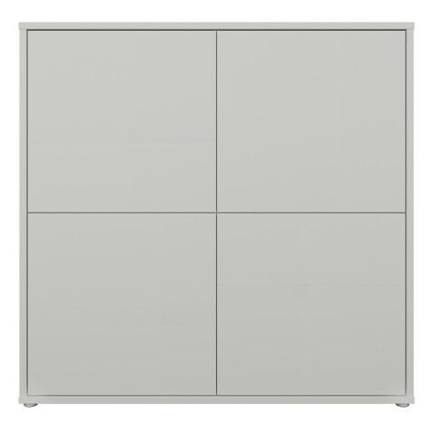 Highboard >ALICE SPRINGS< in Secret grey - 124,5x121,5x34,9cm (BxHxT)