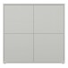 Highboard >ALICE SPRINGS< in Secret grey - 124,5x121,5x34,9cm (BxHxT)