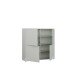 Highboard >ALICE SPRINGS< in Secret grey - 124,5x121,5x34,9cm (BxHxT)