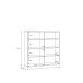 Highboard >ALICE SPRINGS< in Salbei - 124,5x121,5x34,9cm (BxHxT)