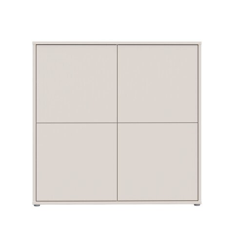 Highboard >ALICE SPRINGS< in Sand - 124,5x121,5x34,9cm (BxHxT)