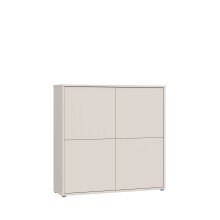 Highboard >ALICE SPRINGS< in Sand - 124,5x121,5x34,9cm (BxHxT)