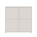 Highboard >ALICE SPRINGS< in Sand - 124,5x121,5x34,9cm (BxHxT)