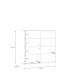 Highboard >ALICE SPRINGS< in Farbe Terrakotta - 124,5x121,5x34,9cm (BxHxT)