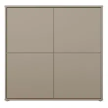 Highboard >ALICE SPRINGS< in Farbe Taupe -...
