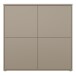 Highboard >ALICE SPRINGS< in Farbe Taupe - 124,5x121,5x34,9cm (BxHxT)