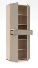 Aktenschrank >Santorin< in Riva Eiche / Cashmere -...
