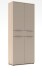 Aktenschrank >Santorin< in Riva Eiche / Cashmere - 80x198x38 (BxHxT)