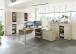 Aktenschrank >Santorin< in Riva Eiche / Cashmere - 80x198x38 (BxHxT)