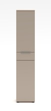 Aktenschrank >Santorin< in Riva Eiche / Cashmere - 40x198x38 (BxHxT)