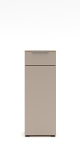 Hochkommode >Santorin< in Riva Eiche / Cashmere - 40x110x38 (BxHxT)