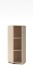 Hochkommode >Santorin< in Riva Eiche / Cashmere - 40x110x38 (BxHxT)