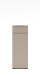 Hochkommode >Santorin< in Riva Eiche / Cashmere - 40x110x38 (BxHxT)