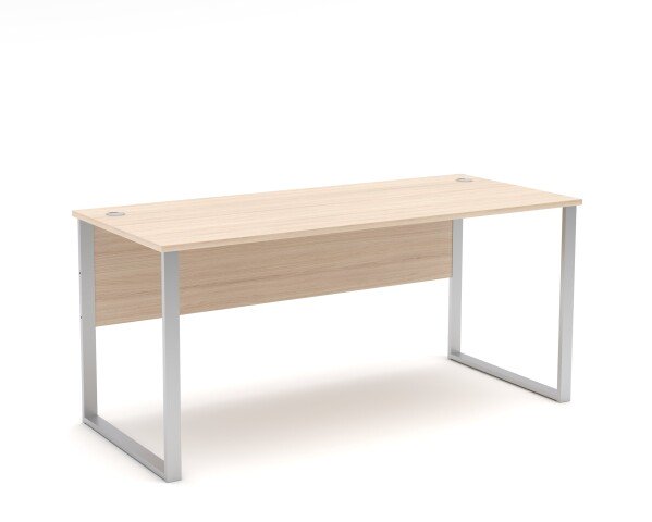 Schreibtisch >Santorin< in Riva Eiche Dekor, Melamin - 170x77x73cm (BxHxT)