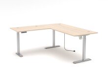 Eckschreibtisch >Santorin< in Riva Eiche Dekor,...