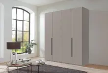 Drehtürenschrank >LONDON< in SAHARAGRAU -...