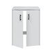 Waschmaschinenumbauschrank >Laundry< (2er-Set) in Weiß - 73x206x67 (BxHxT)