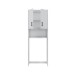 Waschmaschinenumbauschrank >Laundry< (4er-Set) in Weiß - 146x206x67 (BxHxT)