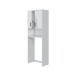 Waschmaschinenumbauschrank >Laundry< (4er-Set) in Weiß - 146x206x67 (BxHxT)