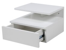 Nachtkonsole >Randers< (2er-Set) hängend, in dunkelgrau - 35x22,5x32 (BxHxT)