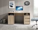 Schreibtisch >Primus 2< in Eiche Sonoma Dekor, Holzwerkstoff - 145x75x65 (BxHxT)
