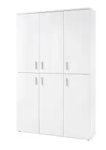 Schuhschrank >Lincoln< 20 Böden, Weiß,...