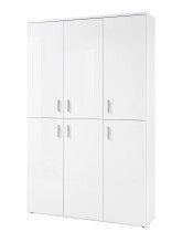 Schuhschrank >Lincoln< 20 Böden, Weiß,...