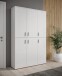 Schuhschrank >Lincoln< 20 Böden, Weiß, Holzwerkstoff - 120x91x35cm (BxHxT)