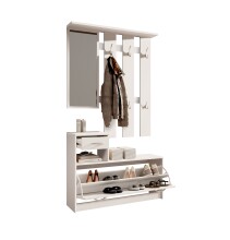 Kompaktgarderobe >Vera< (2-tlg.) in Weiß,...