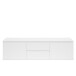 Lowboard >Brest< in Weiß, Holzwerkstoff - 180x50x38cm (BxHxT)