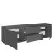 Lowboard >Brest< in Anthrazit, Holzwerkstoff - 180x50x38cm (BxHxT)