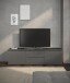 Lowboard >Brest< in Anthrazit, Holzwerkstoff - 180x50x38cm (BxHxT)