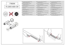 Badezimmer-Set >Nebraska< (2-teilig) Beton / Artisan Eiche Dekor - 110x190x53 (BxHxT)