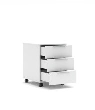 Container >Santorin< in Weiß, Holzwerkstoff /...