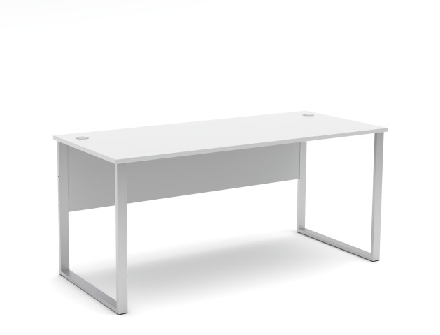 Schreibtisch >Santorin< in Weiß, Holzwerkstoffe - 170x77x73cm (BxHxT)