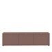 Lowboard >ALICE SPRINGS< in Terrakottafarbig - 154,2x41,5x34,9cm (BxHxT)