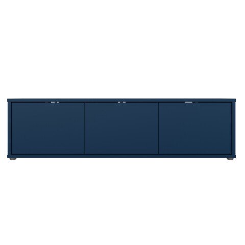 Lowboard >ALICE SPRINGS< in Nachtblau - 154,2x41,5x34,9cm (BxHxT)