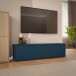 Lowboard >ALICE SPRINGS< in Nachtblau - 154,2x41,5x34,9cm (BxHxT)