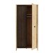 Drehtürenschrank >JYTANA< in Eiche Dekor / Schwarz - 97x200,3x52,7cm (BxHxT)