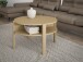 Couchtisch >Tobago< in Buttergelb - 45,5x74,4cm (HxD)