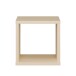Regalwürfel >MAURO< in Buttergelb - 38,2x38,3x32,9cm (BxHxT)