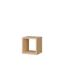 Regalwürfel >MAURO< in Eiche Dekor - 38,2x38,3x32,9cm (BxHxT)