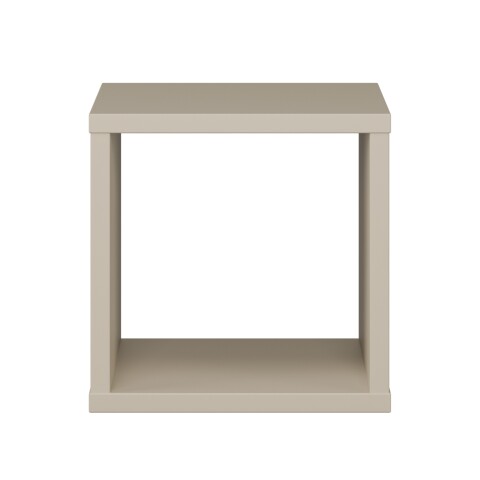 Regalwürfel >MAURO< in Taupe - 38,2x38,3x32,9cm (BxHxT)