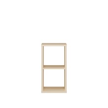 Regalwürfel >MAURO< in Buttergelb - 38,2x72,8x32,9cm (BxHxT)