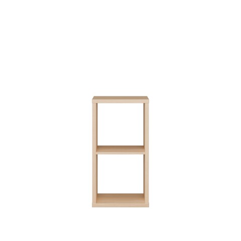 Regalwürfel >MAURO< in Eiche Dekor - 38,2x72,8x32,9cm (BxHxT)