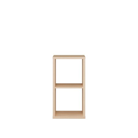 Regalwürfel >MAURO< in Eiche Dekor - 38,2x72,8x32,9cm (BxHxT)