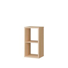 Regalwürfel >MAURO< in Eiche Dekor - 38,2x72,8x32,9cm (BxHxT)