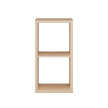 Regalwürfel >MAURO< in Eiche Dekor - 38,2x72,8x32,9cm (BxHxT)